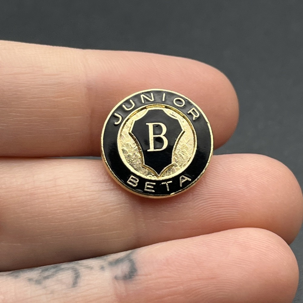 Junior Beta Club Youth Organization Lapel Hat‎ Pin